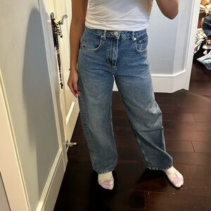 High-waist balloon jeans